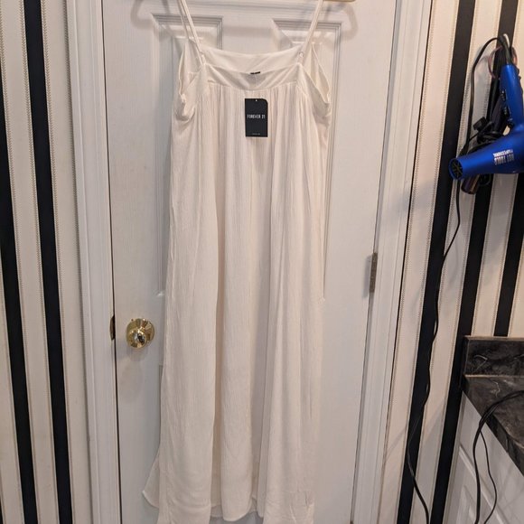NWT Forever 21 Maxi Dress Women's Size Large Lined - Picture 5 of 8